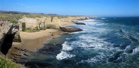 The tide is currently falling in four mile beach. Ohlone Bluffs at Wilder Ranch - Leor Pantilat's Adventures