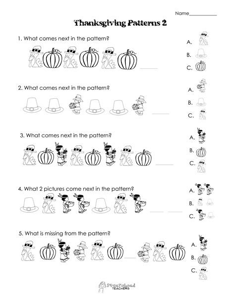 Free Thanksgiving Worksheets For 2nd Grade