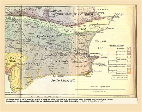 Geology Of Swanage Bay And Ballard Cliff By Ian West