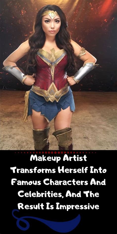 Makeup Artist Transforms Herself Into Famous Characters And Celebrities And The Result Is