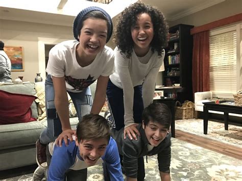 Asher Chilling With His Friends Peyton Elizabeth Lee Andi Mack Andi Mack Cast