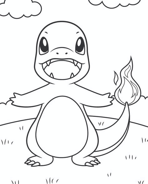 Charmander 7 Coloring Page Free Printable Coloring Pages For Kids
