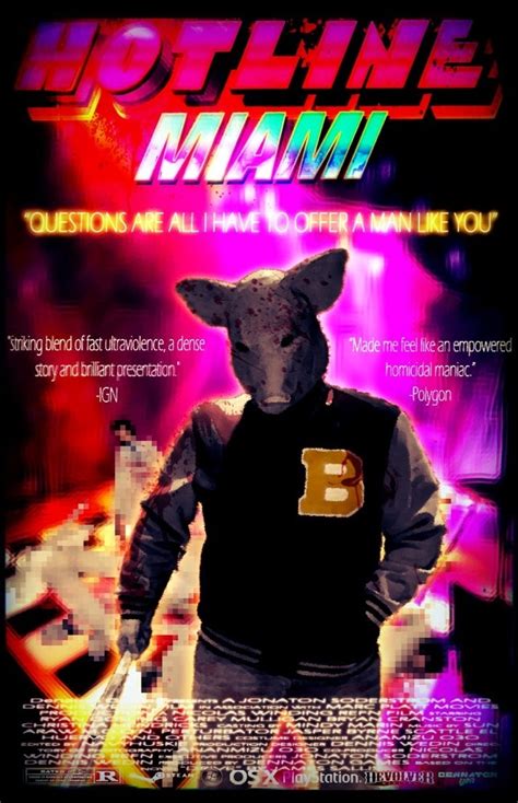 Maybe you would like to learn more about one of these? Hotline Miami - Faux Movie Poster by itsNavyHuskie on ...