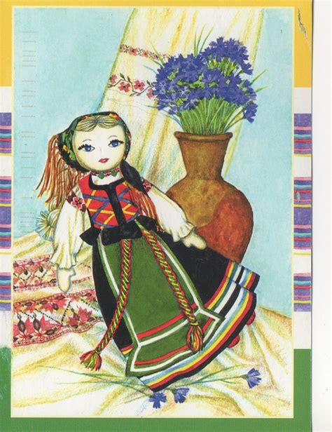 Belarus Republic Of Belarus Peasant Girl National Clothes