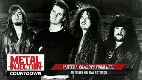 10 Things About Panteras Cowboys From Hell You May Not Know Metal