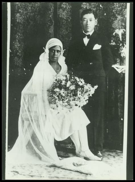 Asian Black Couples A Photo Of A Japanese Man Marrying A Black American History