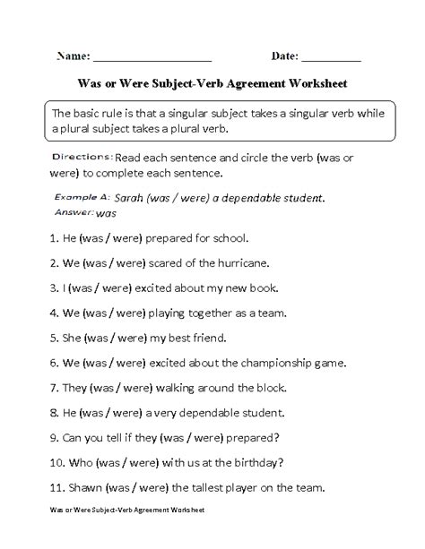 More than 1,500 ela activities. Verbs Worksheets | Subject Verb Agreement Worksheets
