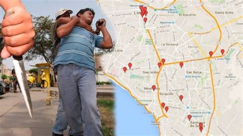 Conoce Las Zonas Más Peligrosas De Lima Según Pnp Rpp Noticias