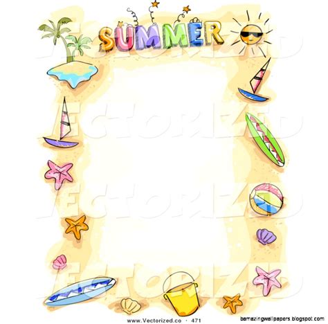 Summertime Clipart Borders 10 Free Cliparts Download Images On