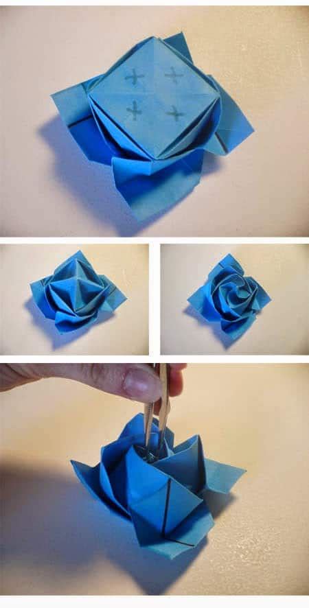 Buat pola bunga di atas kertas asturo. 7 Cara Membuat Origami Beserta Gambarnya Seni Melipat Kertas