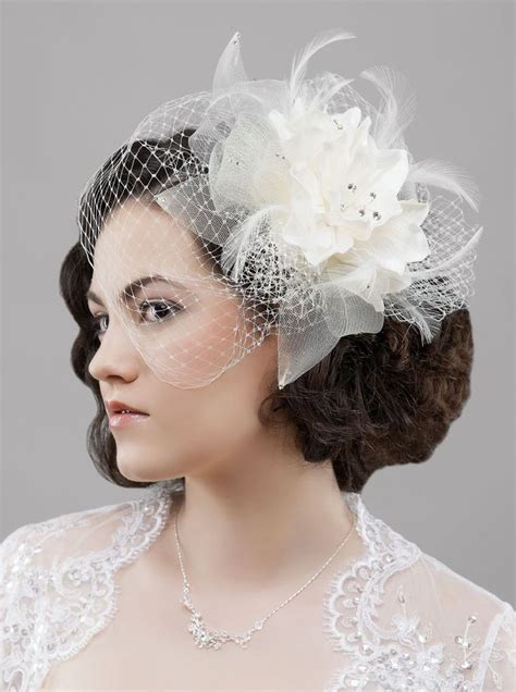 At most weddings, people can't stop talking about the bride's dress. 14 best Flower Fascinators and Wedding Headpieces images ...
