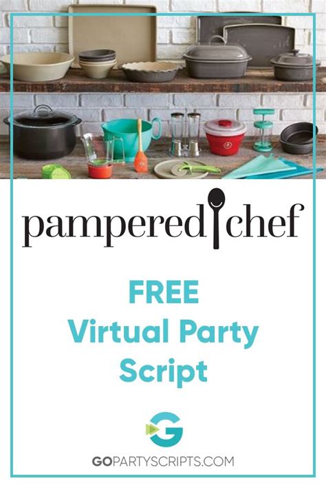 The Free Virtual Party Script For Pampered Chef