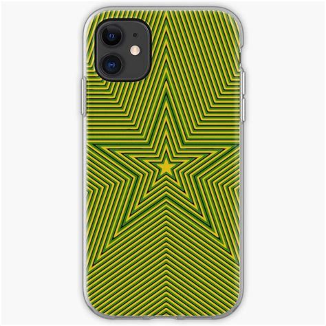 Jamaica Star Pattern Yellow Green Black Iphone Case By Robson Osakwe