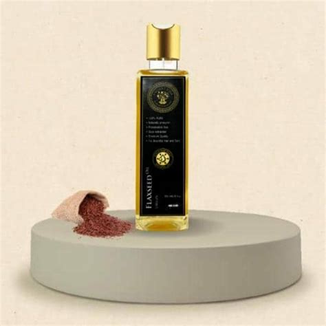 Ancient Souk Pure Cold Pressed Oil For Reducing Hair Fall Flaxseed Used