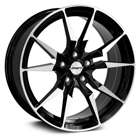Shift Wheels Blade Wheels Gloss Black With Machined Face Rims