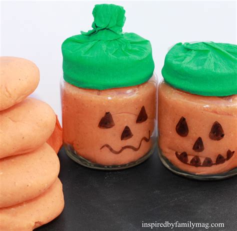 Halloween Party Favors Pumpkin Play Dough