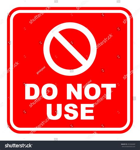 Do Not Use Image Do Not Use Printable Sign Succed