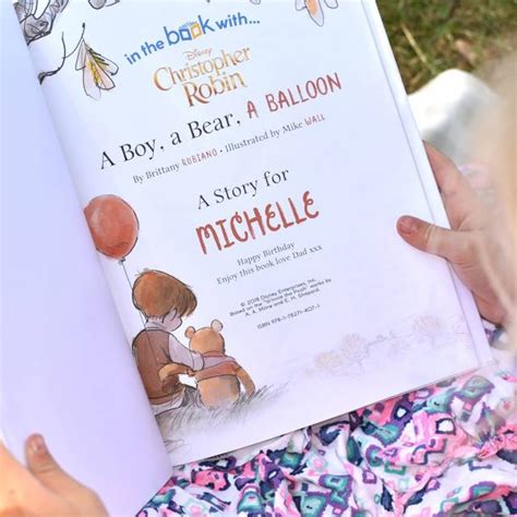 Christopher Robin A Boy A Bear A Balloon Personalized Childrens Story