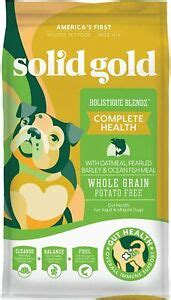 Some dogs with sensitive stomachs tolerate canned food better than kibble. Solid Gold - Holistique Blendz - Natural Senior Dog Food ...