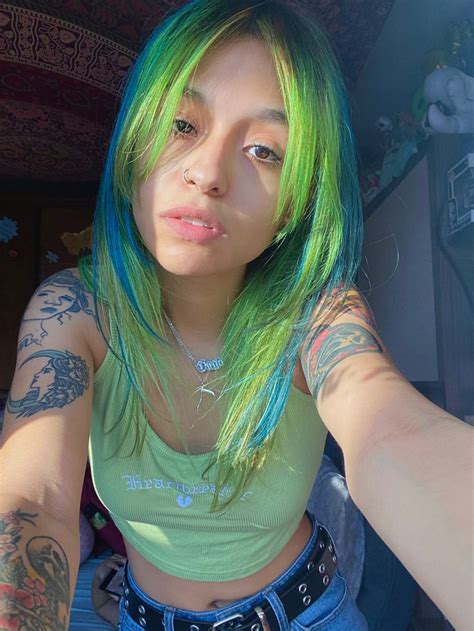 Green And Blue Hair Green Hair Hair Inspo Color Hair Inspiration Color
