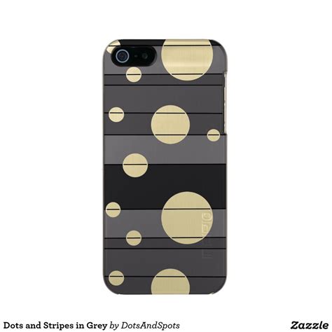 Dots And Stripes In Grey Incipio Iphone Case