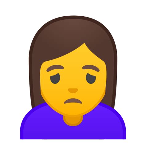 🙍‍♀️ Woman Frowning Emoji Meaning With Pictures From A To Z