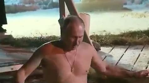 Vladimir Putin Takes Dip Into Icy Lake For Orthodox Ritual