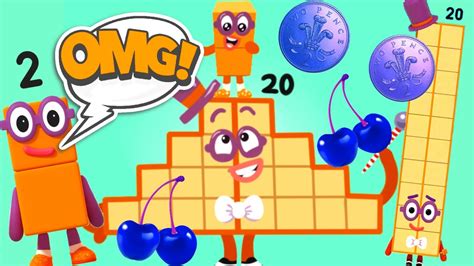 Numberblocks Activity Lets Count In Twos To Make Numberblock 20