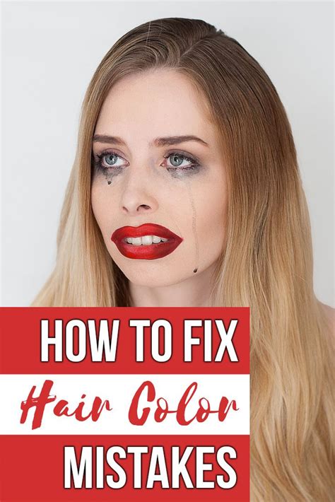 How To Fix Blonde Hair Gone Wrong