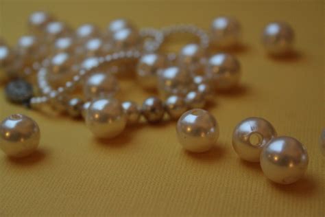 Photograph Of Pearls For My Pearl Anniversary Card Pearl Anniversary