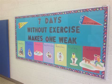 7 days without exercise makes one weak | Elementary ...