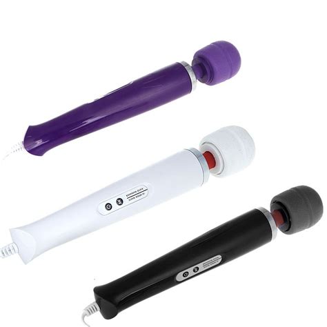 10 speed magic wand massager motor full body massage vibrator purple black white eu us plug