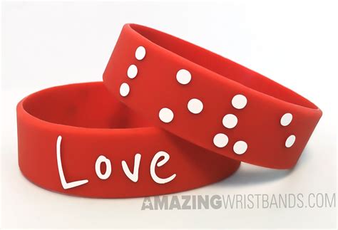We received the wristbands a week earlier and they look we do not require a minimum order,all our debossed wristband are made by mold,not by laser engraving. AmazingWristbands.com - Celebrating 4 Years Of Customizing ...