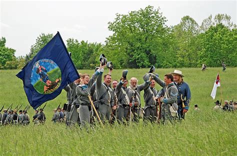The 1st Virginia Infantry At The Battle Of New Market Battle Of New