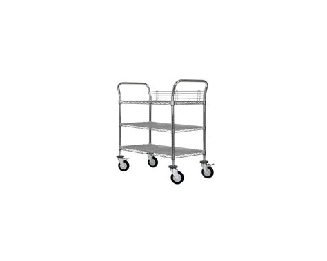 3 Tier Heavy Duty Wire Utility Carts By Omega Products Corporation