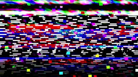 Glitch Tv Static Noise Motion Graphics Videohive