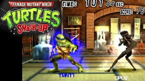 Teenage Mutant Ninja Turtles Smash Up Ps2 Gameplay Youtube