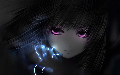 Girl Face At Dark Hd Anime Wallpapers For Mobile And Desktop