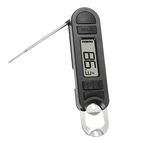 Folding Bbq Digital Thermometer Temperature Meter With Bottle Opener