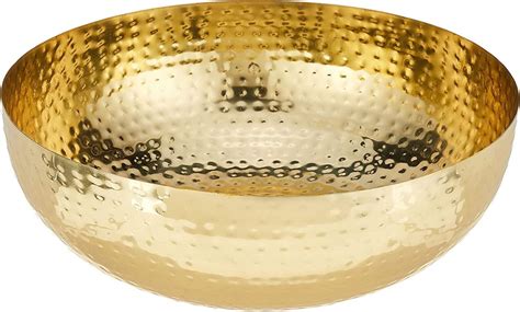 Gold Round Hammered Brass Bowl 7 Inch For Home At Rs 450piece In