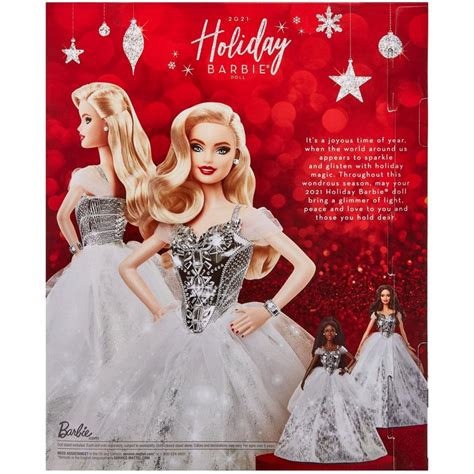 Кукла Барби Рождество 2021 2021 Holiday Barbie блондинка