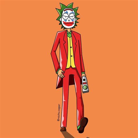 Rick And Morty X Joker Wallpaper De Desenhos Animados Desenhos Para