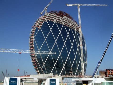Aldar Headquarters First Spherical Building In The Middle East In