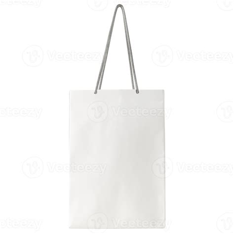 White Paper Bag Mockup Cutout Png File 8530085 Png