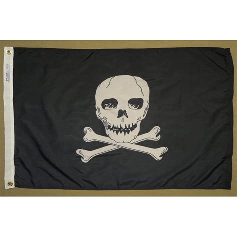 Jolly Roger 12 X18 Inch Boat Flag