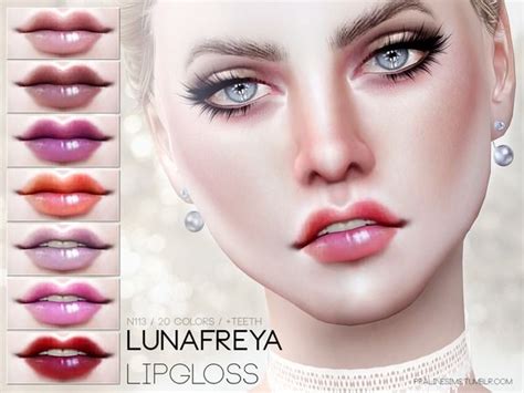 Tsr Pralinesims Lunafreya Lipgloss N113 Crazy Lipstick Lip