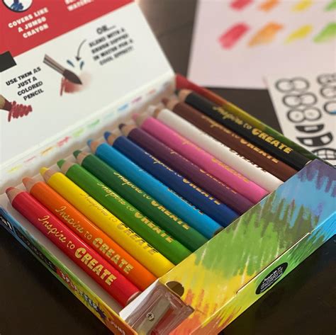 3 In 1 Jumbo Colored Pencils For Kids 3 Scribble Splatter Diane Alber