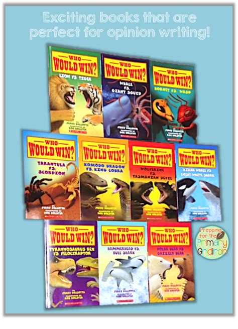 Students and young readers explore the facts and characteristics between two wild animals. Exciting Books for Opinion Writing! - Owl-ways Be Inspired