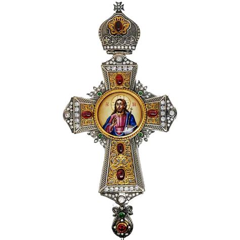 pectoral cross silver † evangelidis d elias