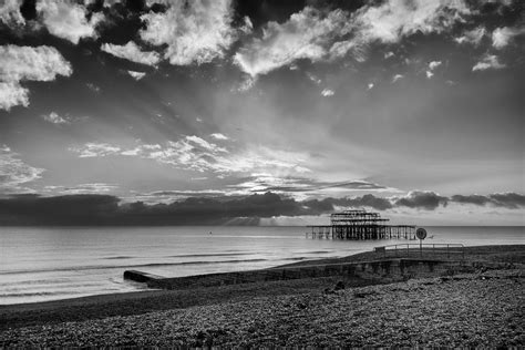 Brighton West Pier At Sunset Graham Hodgetts Flickr